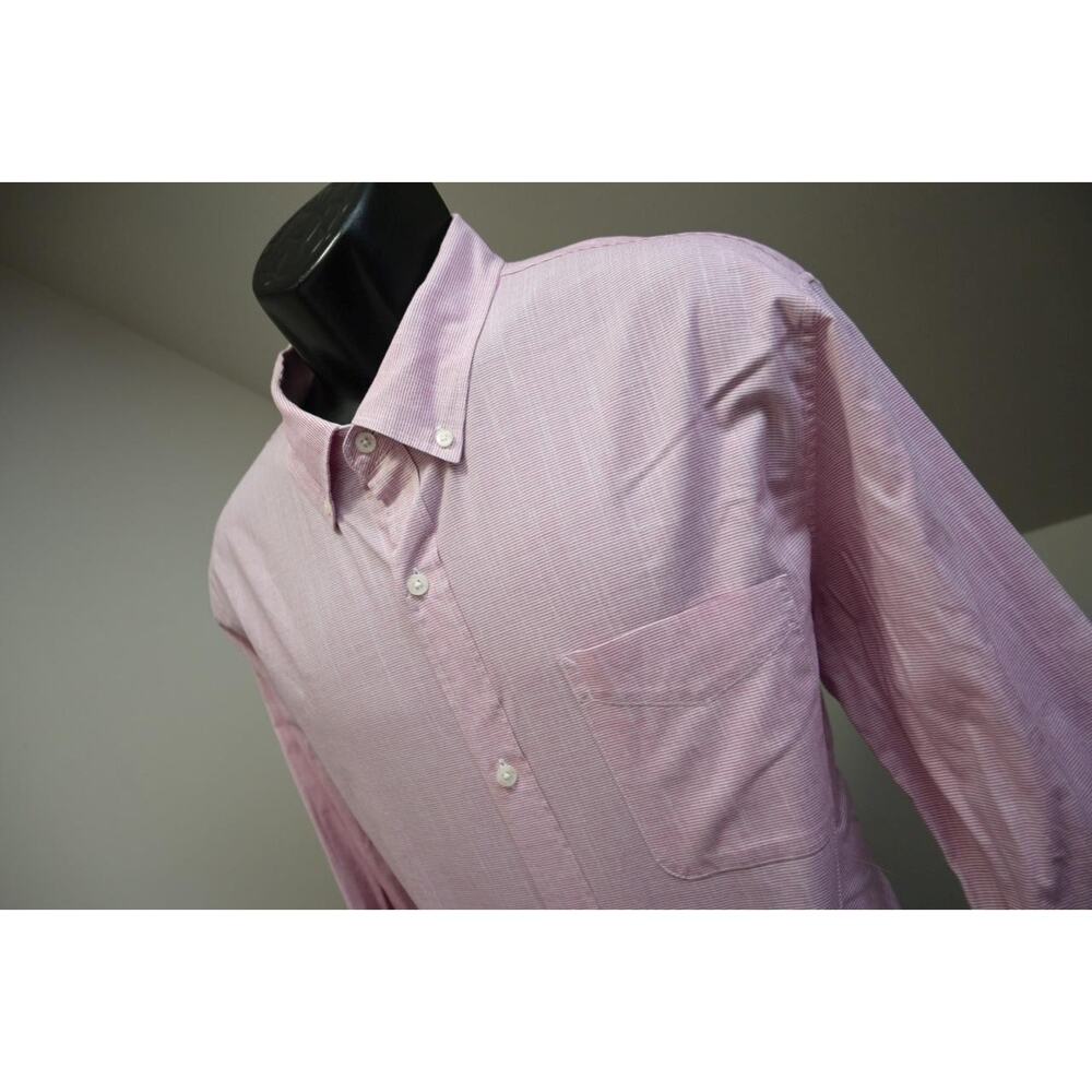 Bonobos Dress Shirt Slim Fit Striped Casual Button Up Long Sleeve Mens XL Short